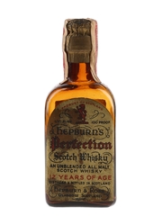 Hepburn's Perfection 12 Year Old All Malt 100 Proof Bottled 1930s - Hepburn & Ross, Inc 4.7cl / 50%