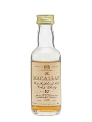 Macallan 12 Year Old Miniature 80 Proof 4cl / 46%