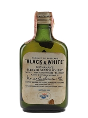 Buchanan's Black & White Bottled 1950s - United Airlines 4.7cl / 43.4%