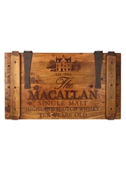 Macallan 10 Year Old Wooden Box  46cm x 28.1cm x 16.6cm