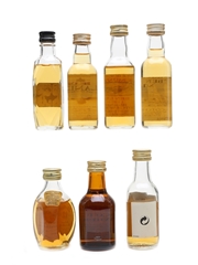 Assorted Blended Scotch Whisky Miniatures Including Dimple and Antiquary 7 x 5cl / 40%
