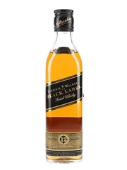 Johnnie Walker 12 Year Old Black Label Bottled 1980s - Half Bottle 37.5cl / 40%