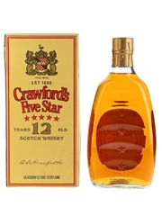 Crawford's Five Star 12 Year Old Bottled 1980s 75cl / 40%