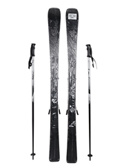 Veuve Clicquot Elan Skis  151cm Skis / 115cm Poles