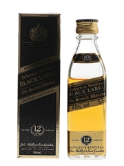 Johnnie Walker Black Label 12 Year Old Bottled 1990s 5cl / 40%