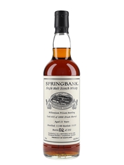 Springbank 2000 21 Year Old Bottled 2021 - Millennium Private Cask Bottling 70cl / 43%