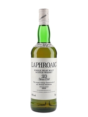 Laphroaig 10 Year Old Bottled 1980s-1990s - Pre Royal Warrant 75cl / 40%