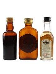 Assorted Blended Scotch Whisky Abbot's Choice, Bonnie Charlie & Pipers 3 x 5cl / 40%
