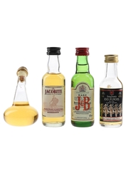 Jacobite, J&B Rare, Seagram's 100 Pipers & Stylish Whisky