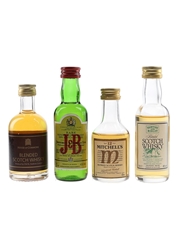J&B Rare, House Of Commons, Mitchell's & Newton & Ridley Bottled 1980s & 1990s 4 x 5cl / 41.5%