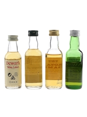 Dewar's White Label, House Of Commons 12 Year Old, Royal Game & William Lawson's Bottled 1980s-1990s 4 x 5cl / 40%