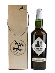 Buchanan's Black & White Spring Cap Bottled 1960s 75cl