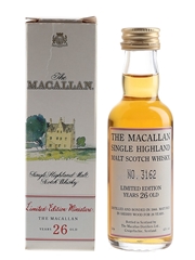 Macallan 1966 26 Year Old Limited Edition Bottle Number 3162 5cl / 43%
