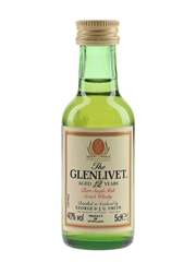 Glenlivet 12 Year Old Bottled 1980s 5cl / 40%