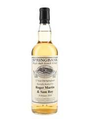 Springbank 22 Year Old Bottled 2016 - Private Cask Bottling 70cl / 52.1%