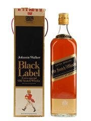 Johnnie Walker Black Label Bottled 1970s - Duty Free 94.6cl