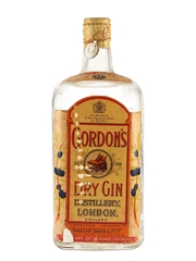 Gordon's Dry Gin Spring Cap Bottled 1950s-1960s 75cl / 47%