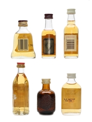 Assorted Blended Scotch Whisky Miniatures Chivas Regal, Old Parr, Grant's 6 x 5cl