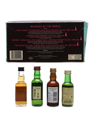 Whiskies Of The World Miniatures Including Yamazaki 12 Year Old 4 x 5cl