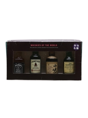 Whiskies Of The World Miniatures Including Yamazaki 12 Year Old 4 x 5cl