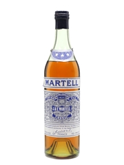 Martell 3 Star Cognac Bottled 1960s - Spring Cap 70cl / 40%