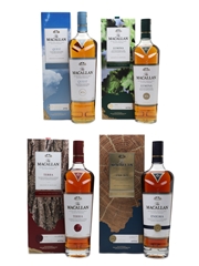 Macallan Quest Collection Travellers Exclusives Enigma, Lumina, Terra & Quest 4 x 70cl-100cl