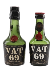 Vat 69 Bottled 1960s-1970s 2 x 4.5cl-7cl / 40%