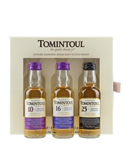 Tomintoul Triple Pack - The Gentle Dram 10, 16 & 25 Year Old 3 x 5cl / 40%