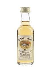 Glenallachie 12 Year Old Bottled 1980s 5cl / 40%