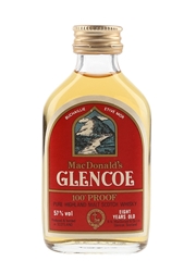 MacDonald's Glencoe 8 Year Old Bottled 1980s 5cl / 57%