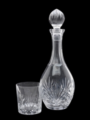 Glass Decanter & Glasses Set  8.5cm Tall