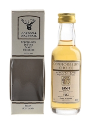 Banff 1974 Connoisseurs Choice Bottled 1990s - Gordon & MacPhail 5cl / 40%