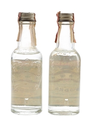 Smirnoff Red Label Vodka Bottles 1970s 2 x 5cl / 40%