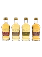 Tomatin Cask Strength, Legacy, 12 Year Old & 14 Year Old  4 x 5cl