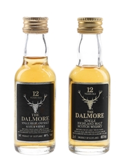 Dalmore 12 Year Old Bottled 1990s 2 x 3cl / 40%