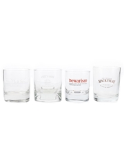 Assorted Branded Whisky Tumblers