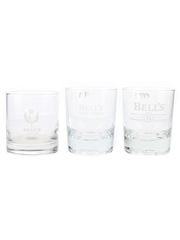 Bell's Whisky Tumblers  8cm-9cm Tall