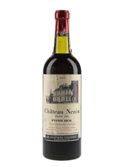 Chateau Nenin 1969 Pomerol - Dourthe Freres 75cl