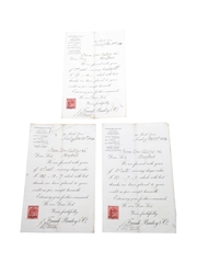 Frank Bailey & Co. Correspondence, Purchase Receipts, Invoices & Cheque, Dated 1890-1909 William Pulling & Co. 