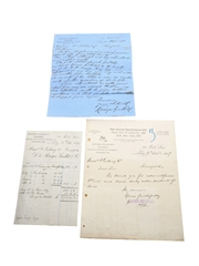 Rouyer Guillet & Co. Correspondence, Purchase Receipts & Invoices, Dated 1872-1907 William Pulling & Co. 