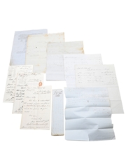 Geo. Sandeman, Sons & Co. Correspondence, Purchase Receipts & Invoices, Dated 1844-1909
