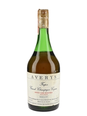Averys Frapin Single Cask Selection Bottled 1977 - Narsai's Restaurant & Corti Brothers 75.7cl / 40%