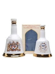 Bell's Decanters Charles and Diana 1981 & Prince William 1982 75cl & 50cl