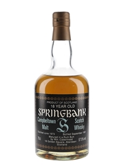 Springbank 1973 18 Year Old Rum Cask