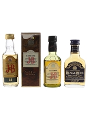 J&B Exception 12 Year Old, Reserve 15 Year Old & Royal Ages