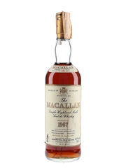 Macallan 1967 18 Year Old Bottled 1980s - Giovinetti 75cl / 43%