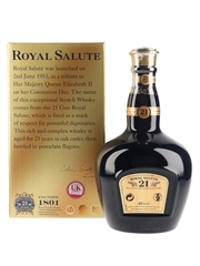 Royal Salute 21 Year Old Bottled 2012 - Sapphire Ceramic Flagon 70cl / 40%