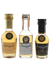 Old Smuggler Bottled 1950s-1970s 3 x 3cl-5cl