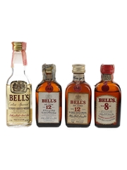 Bell's Extra Special, 8 & 12 Year Old Bottled 1950s-1960s 4 x 4.7cl