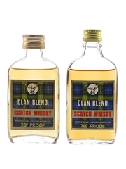 Clan Blend Bottled 1970s 2 x 5cl / 40%